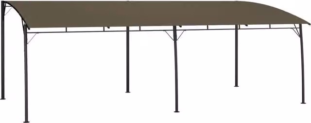 Tenda Parasole da Giardino VIDAXL Grigia L/P/H: 600 x 300 x 255 cm