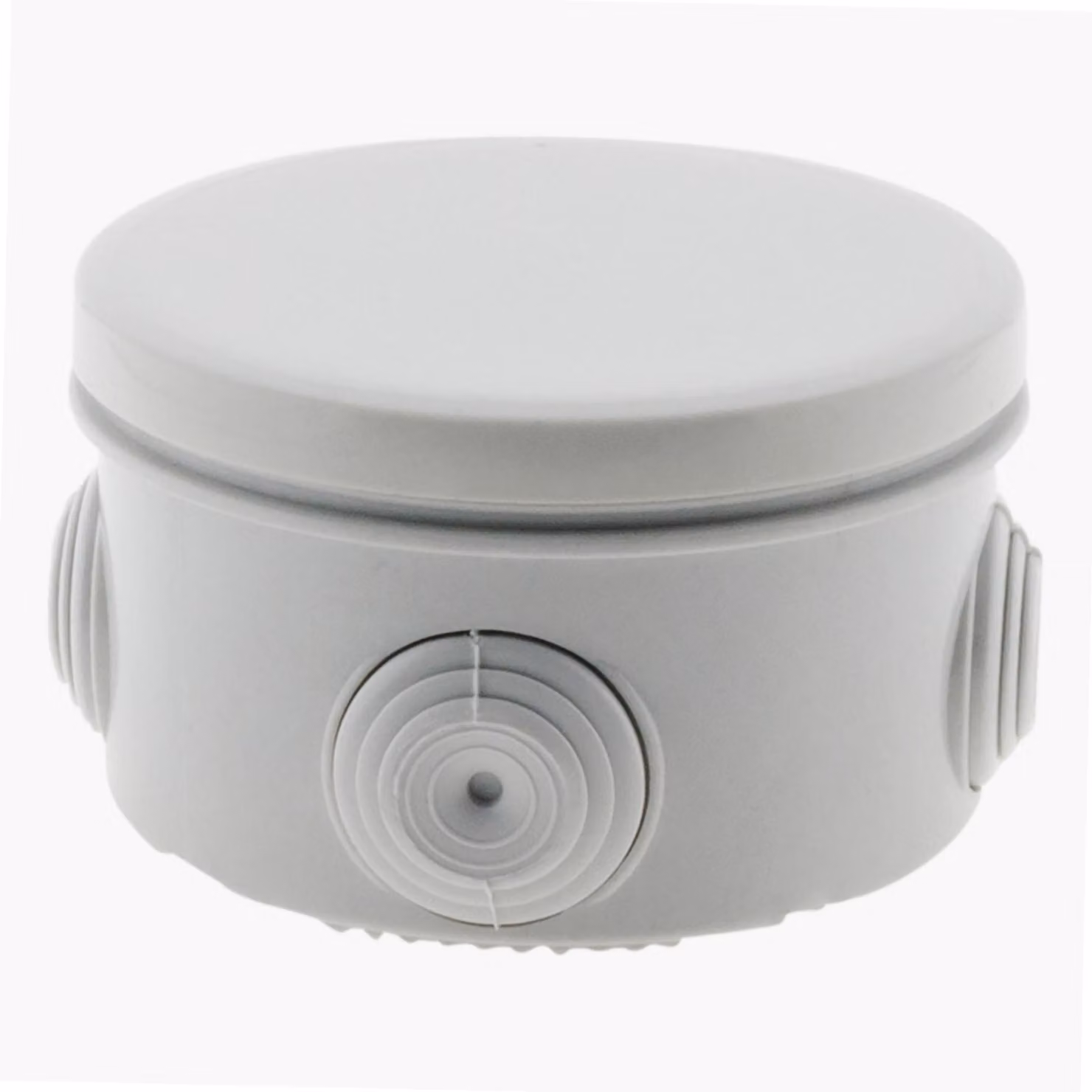 Scatola impermeabile IP55, forma rotonda, dimensioni 85 x 45 mm