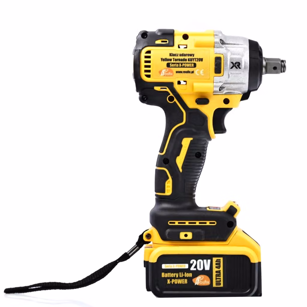 Set di elettroutensili X-POWER Yellow Tornado KUYT20V e Yellow Storm SYS20V colore giallo con 2 batterie ricaricabili da 4Ah, 21V e 350 NM – 2
