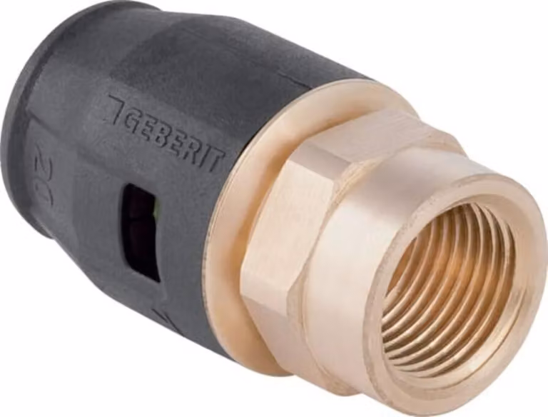 Manicotto di transizione Geberit PushFit 16 x ½' IG canna di fucile, cod. art. 650541001