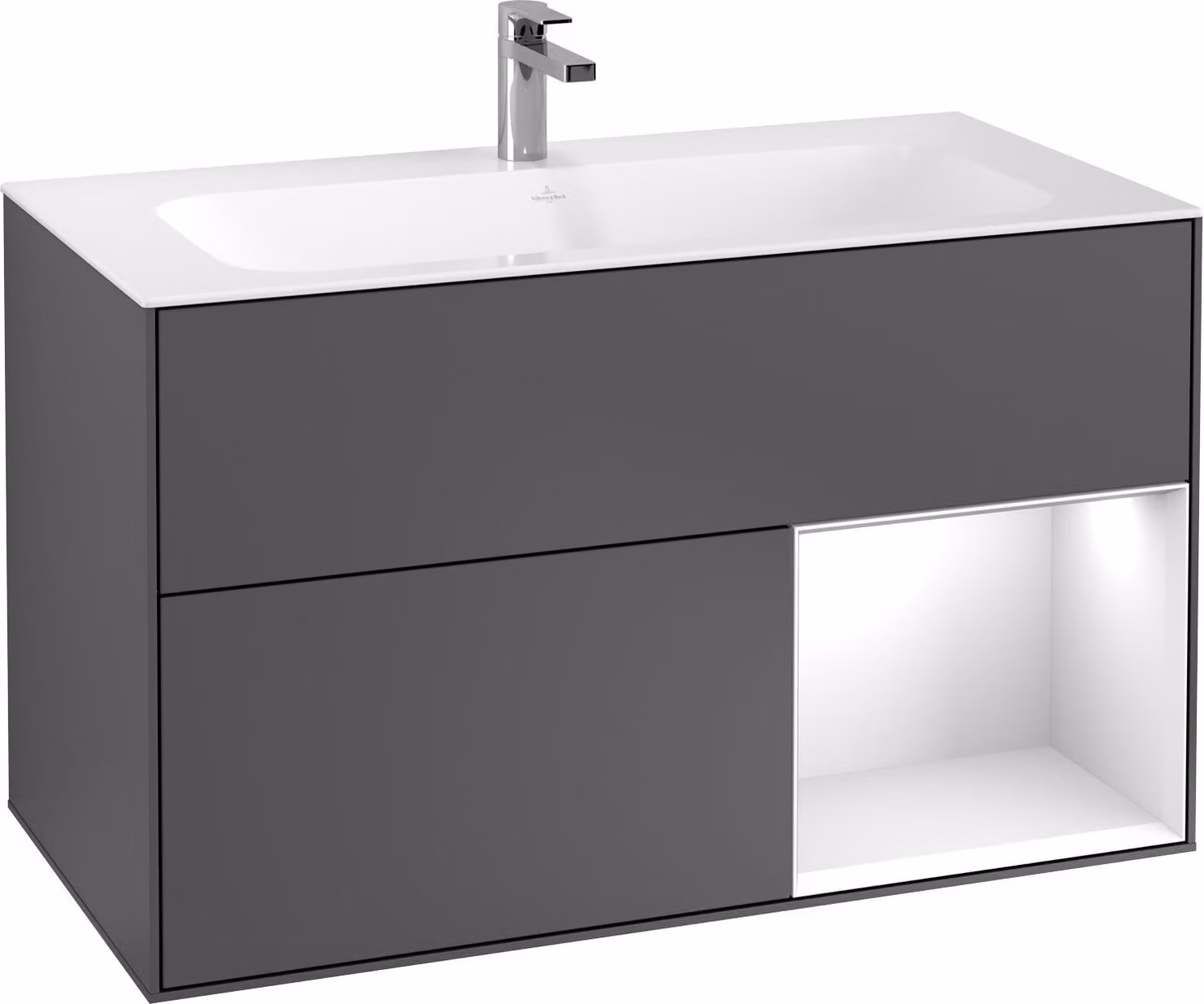 Villeroy & Boch V&B FINION mobile da bagno 996x591x498 Reg wh ma/wh ma
