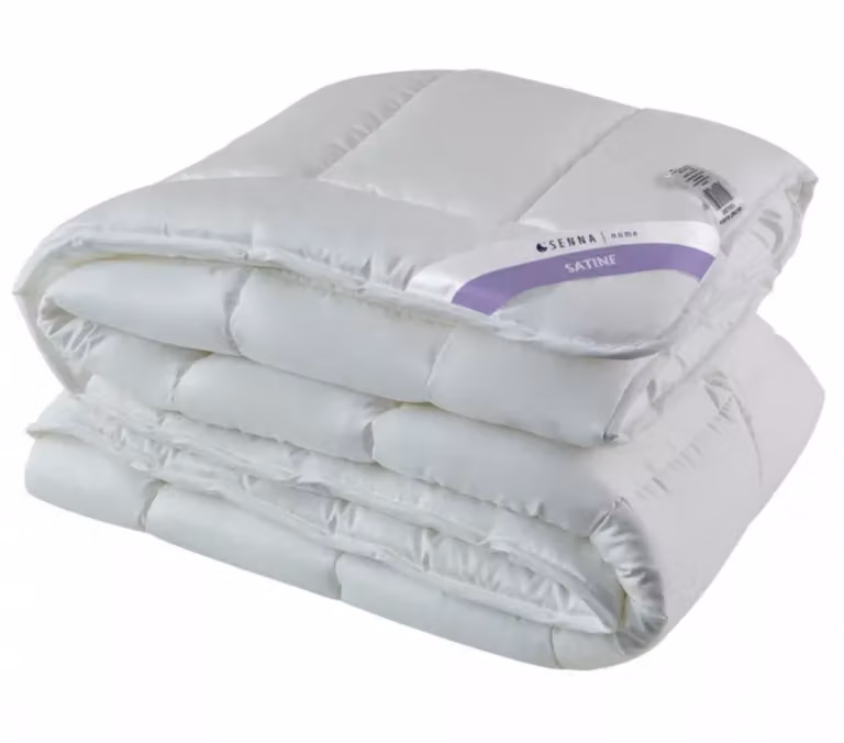 Piumino, piumino per tutte le stagioni 140x200 SATINE Senna Home tessuto di cotone naturale con aloe vera, raso