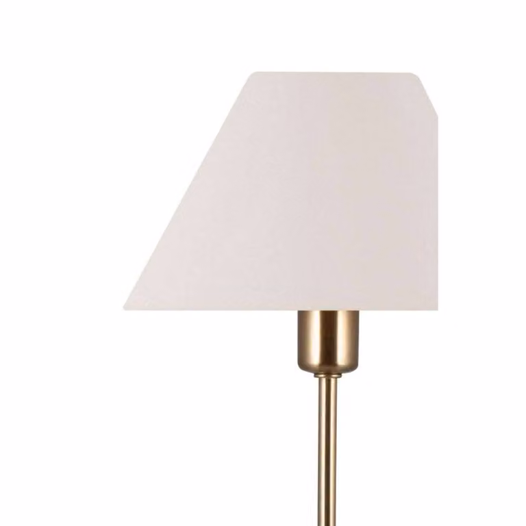 Globen Lighting Lampada da tavolo IRIS, Crema / Ambra, Soggiorno / Sala da pranzo, Tessuto / Stoffa / Seta, Vintage, Lampada da tavolo