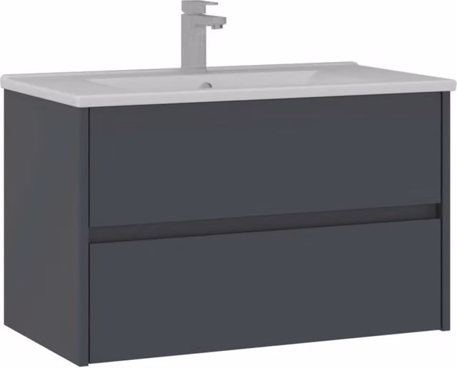 Mobile lavabo "Side 85 v2" - 85 x 45 x 52 cm - Antracite opaco