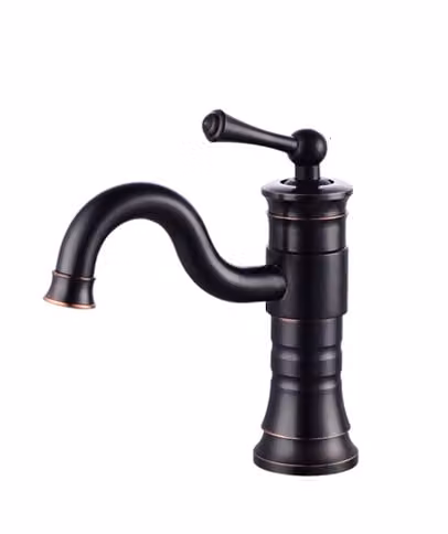 KRAN rubinetto lavabo nero retrò HEMES loft vintage