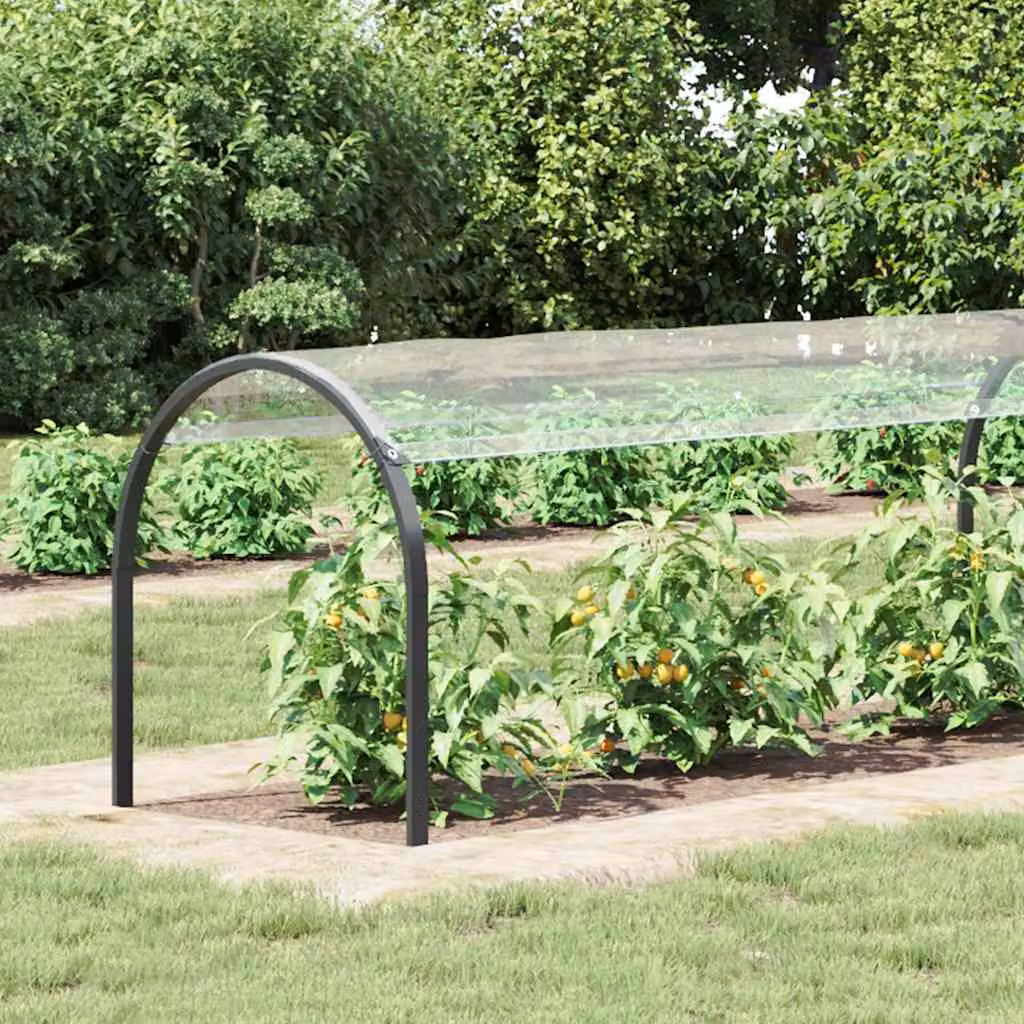 vidaXL Copertura per Piante con Occhielli 1x8 m in PVC