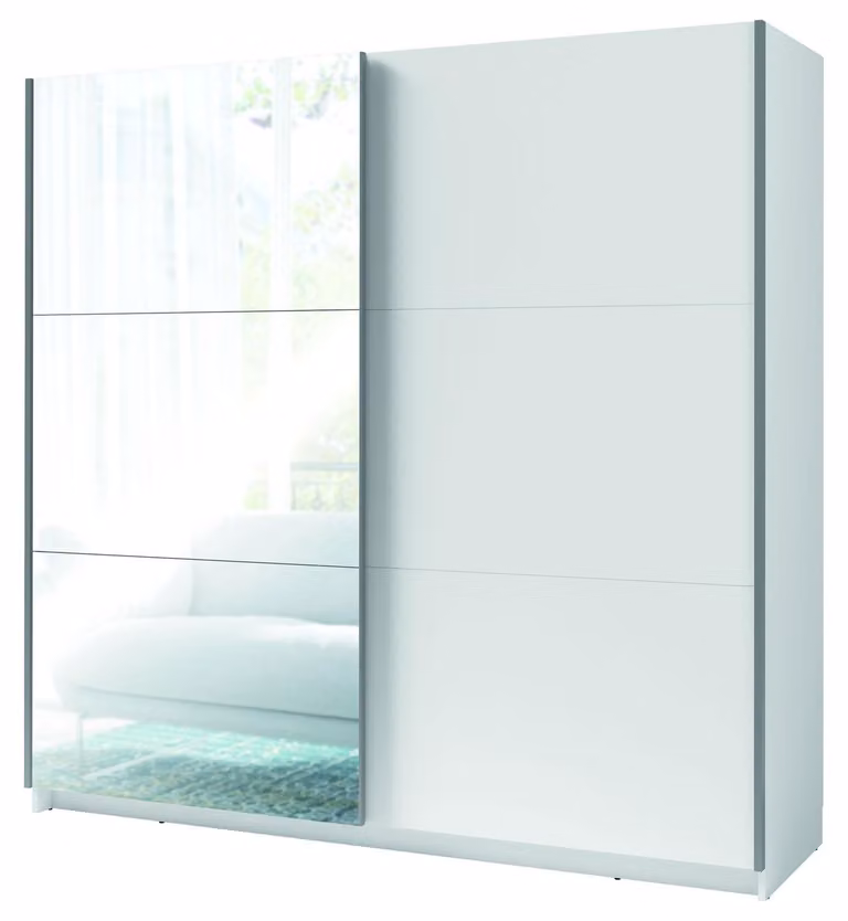Armadio ad ante scorrevoli Arsen 11 Armadio 200x62x207cm design selezionabile, bianco
