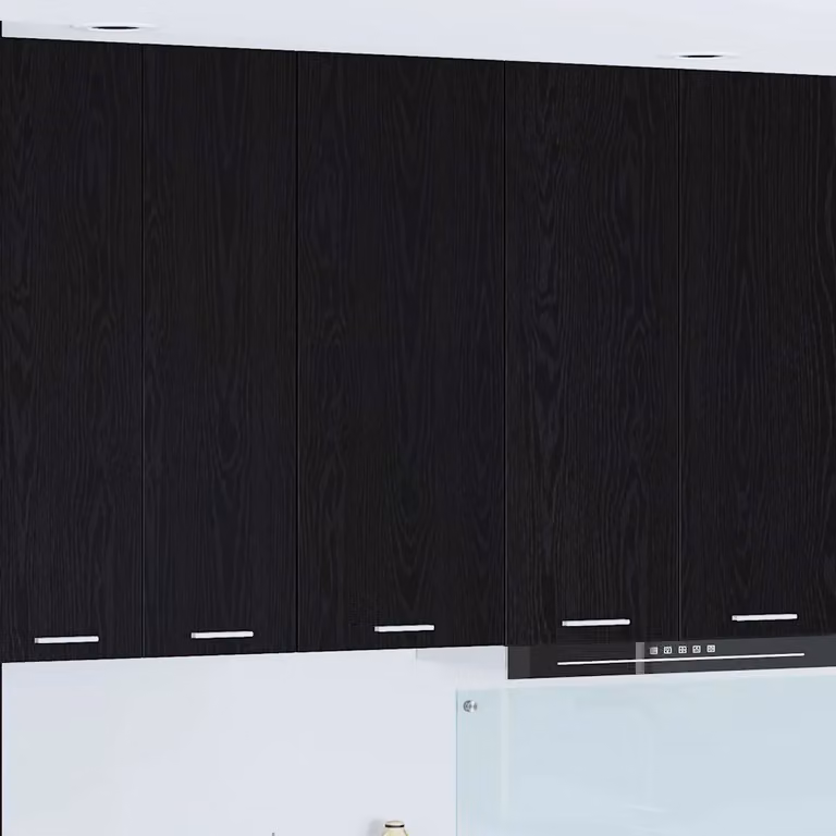 vidaXL Armadio pensile da cucina moderno in MDF nero con ante a battente L 40 cm, P 31 cm, H 100 cm