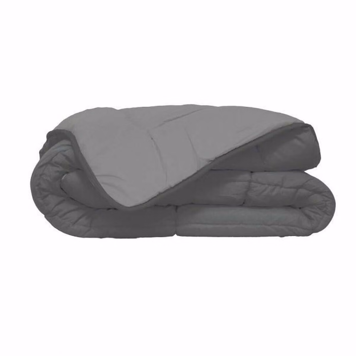 HUDSON Piumino leggero in microfibra 200 g/m² 220 x 240 cm Acciaio e argento