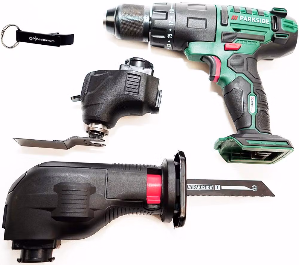 PARKSIDE® Trapano avvitatore combinato 3 in 1 a batteria da 20 V PKGA 20-Li / senza batteria e caricabatteria