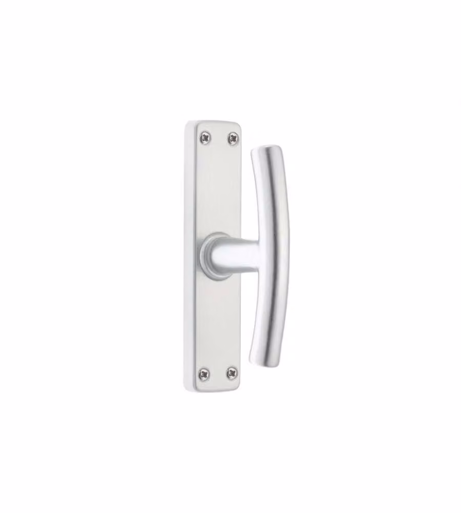 Maniglia Martellina uno in alluminio anodizzato argento 150x34 mm