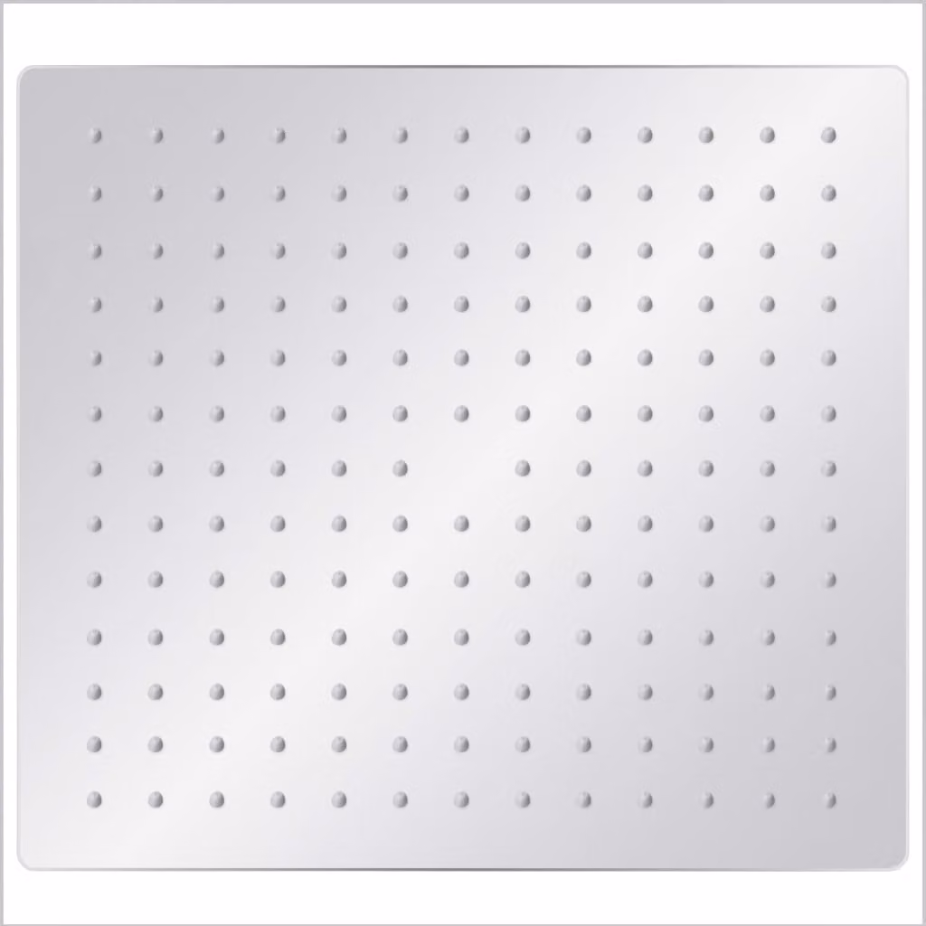 Testa Doccia a Pioggia in Acciaio Inox 304 30x30cm Quadrata