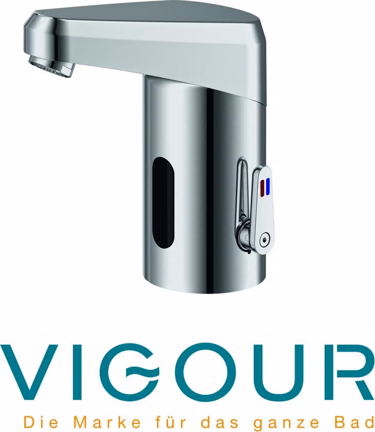 VIGOUR Clivia Plus Rubinetto per lavabo Elettronica IR DB 10 230V Rete con miscelatore cromato