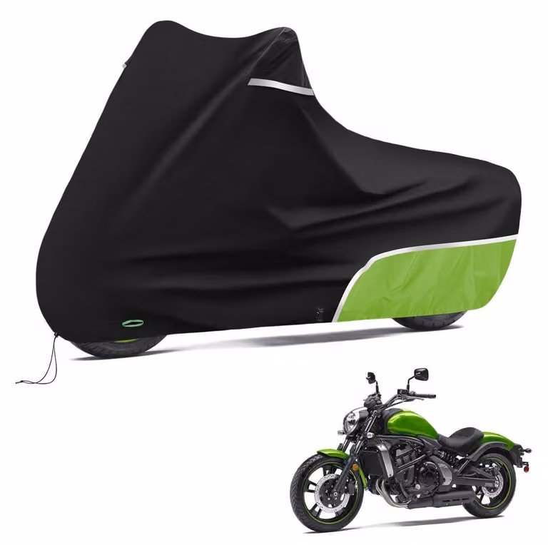 Copertura impermeabile per motocicletta, realizzata in tessuto Oxford 420D, adatta per Kawasaki Vulcan S, resistente alle intemperie e per uso esterno
