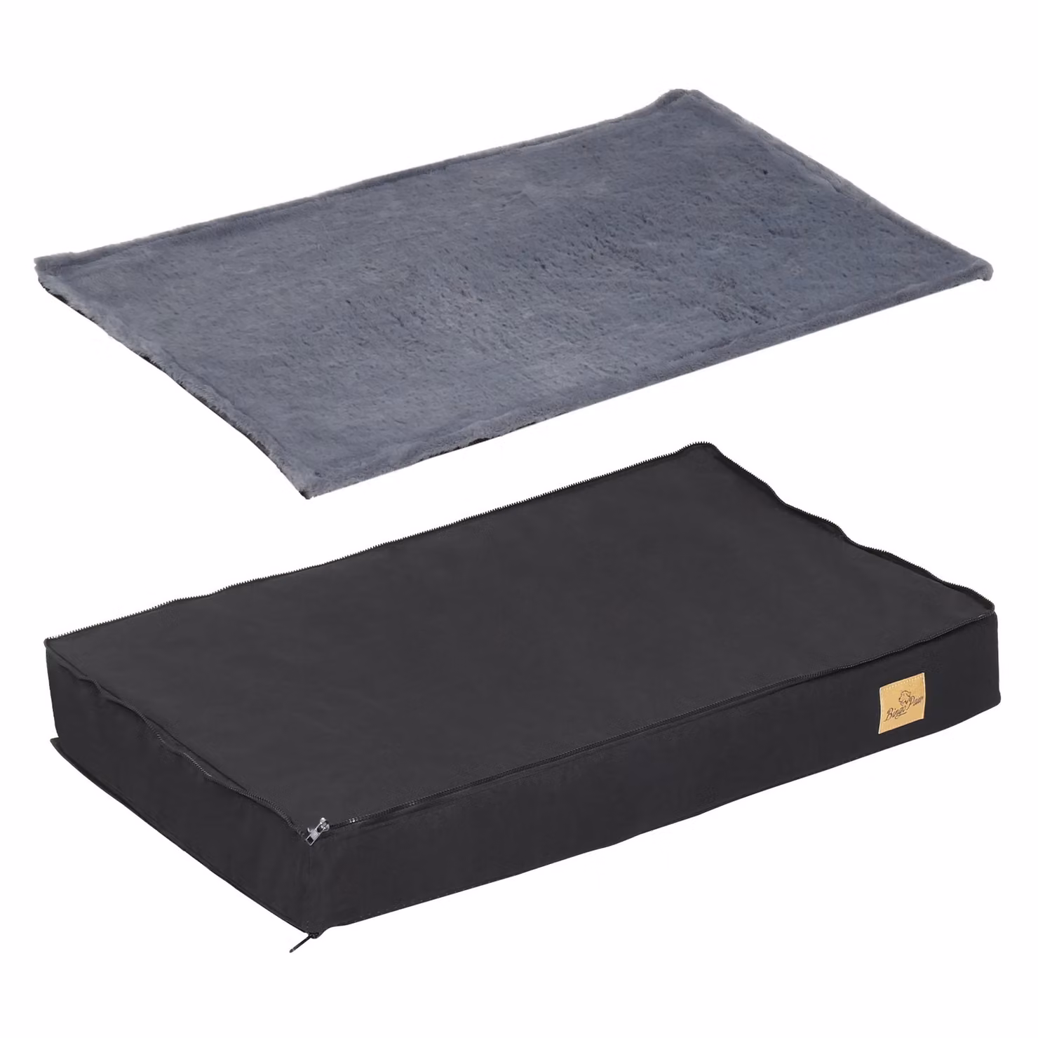 WISFOR letto per cani ortopedico cuscino per cani divano per cani tappetino per gatti letto lavabile impermeabile - L: 92x56x8cm