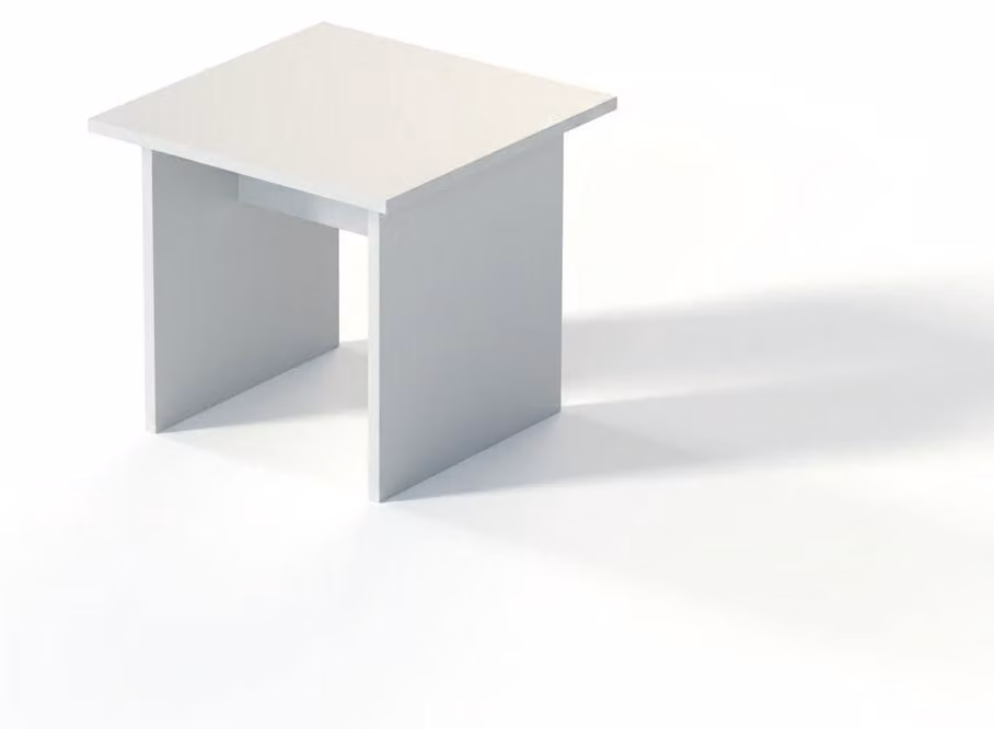 Tavolino da divano, tavolino da caffè, design moderno, semplice, in legno, bianco, funzionale, versatile