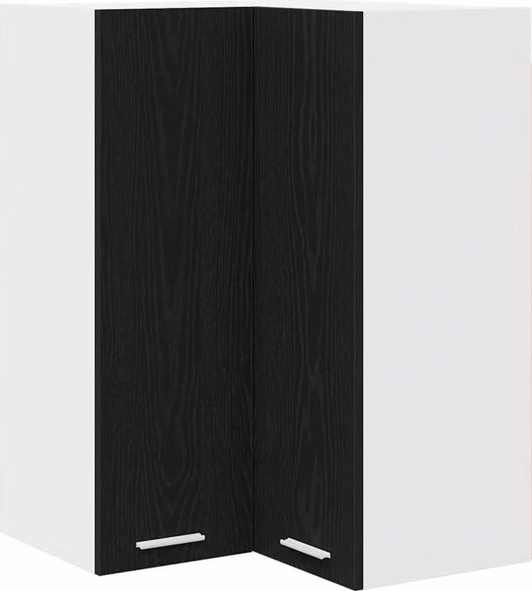 Armadio pensile Rovere Nero e Bianco 57 x 57 x 80 cm