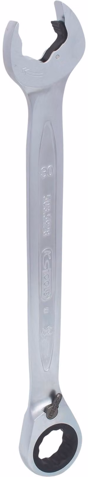 KS TOOLS DUO GEARplus Chiave combinata a forchetta aperta funzione cricchetto 30 mm reversibile - 503.5928