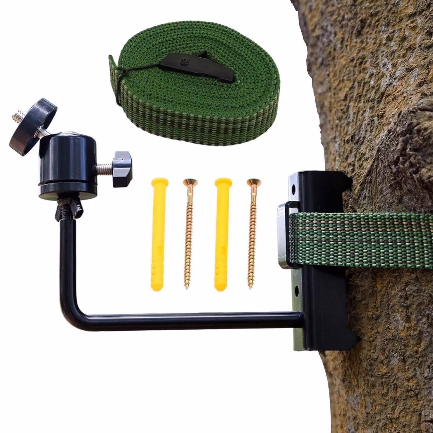 Supporto universale per fototrappole, per un montaggio stabile