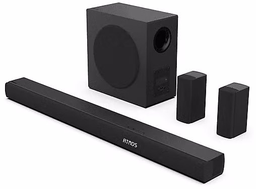 Sistema Home Theater Hisense AX5100Q 5.1 canali, Potenza Max 580 W, Nero, con WiFi