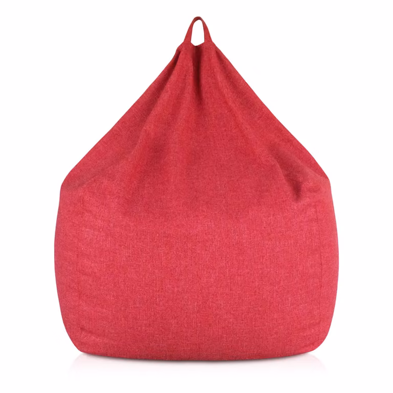 Poltrona sacco Pouf Piuma Rosso S