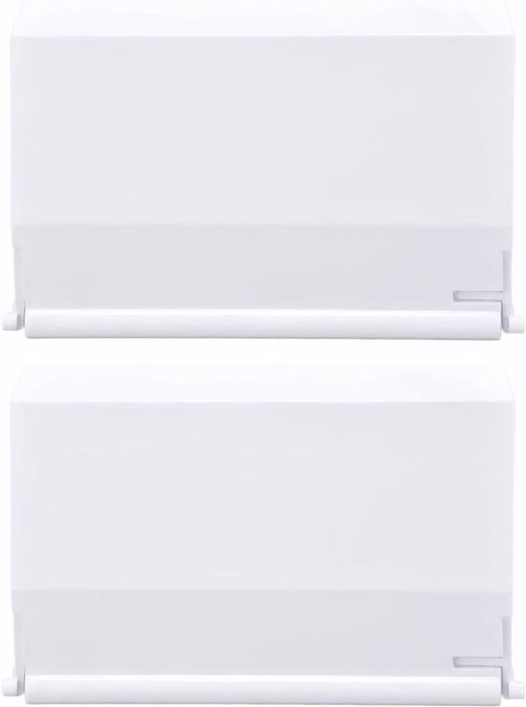 Skimmer per piscina, paraspruzzi - Kit di ricambio composto da 2 pezzi per coperchi di skimmer con valvola, dimensioni 19,5x14 cm, ideale per piscine interrate e per la manutenzione