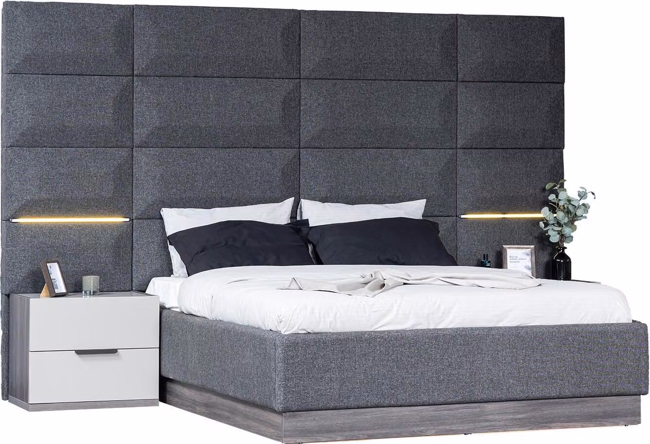 Bett Doppelbett Betten Möbel Einrichtung Möbel Design Hochglanz Schlafzimmer