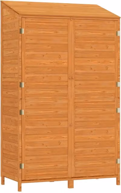 Capanno da Giardino Marrone 102x52x174,5cm Legno Massello Abete CFW7751244