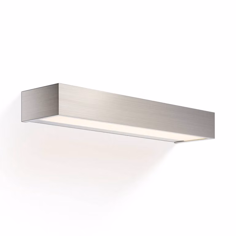 Decor Walther Applique da parete Box N, dimmerabile, Alluminio / Grigio / Zincato, Bagno, Ottone, Moderno, Applique