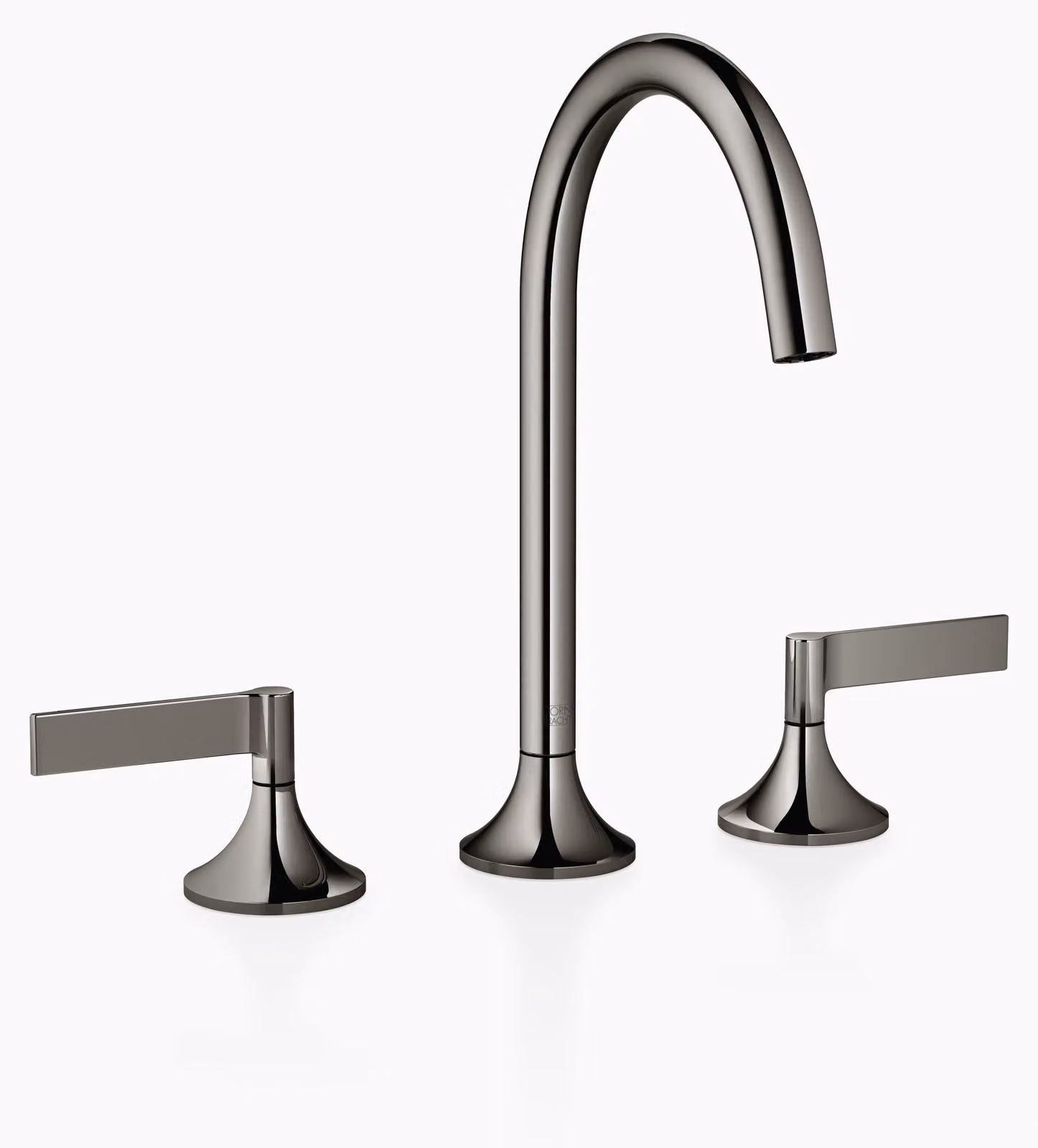 Dornbracht VAIA Mélangeur de lavabo à trois trous avec vidage, poignée à levier, saillie 168mm, 20713819-19, 20713819-19