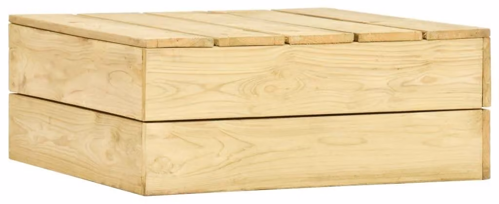 Tavolo da giardino compatto in legno di pino impregnato