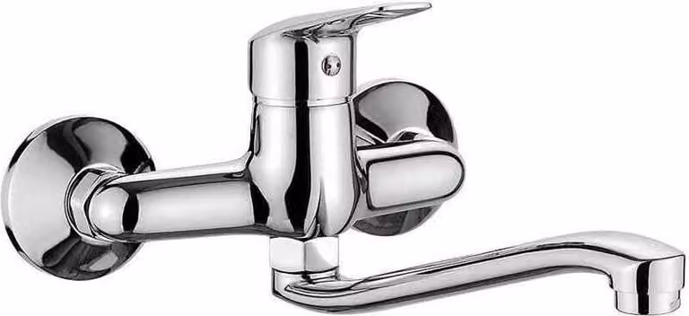 Miscelatore a parete per cucina mobile cromo Daisy