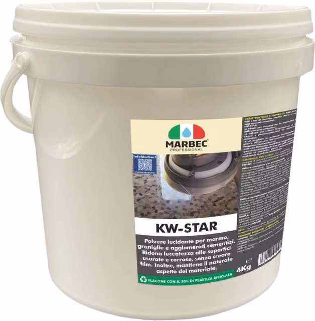 Cristallizzante per marmo KW-STAR colore bianco 4 kg – 1