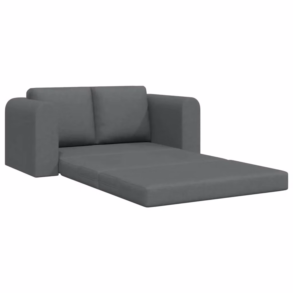 Divano letto vidaXL in tessuto grigio con struttura in metallo e composito L: 148 cm, P: 71 cm, H: 83 cm – 2