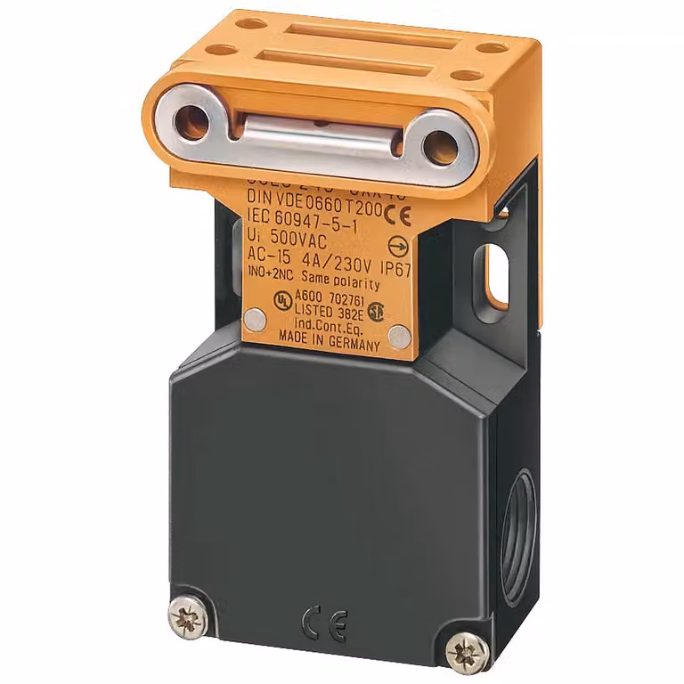 Interruttore di posizione di sicurezza Siemens con attuatore separato, laterale e frontale 3SE22430XX
