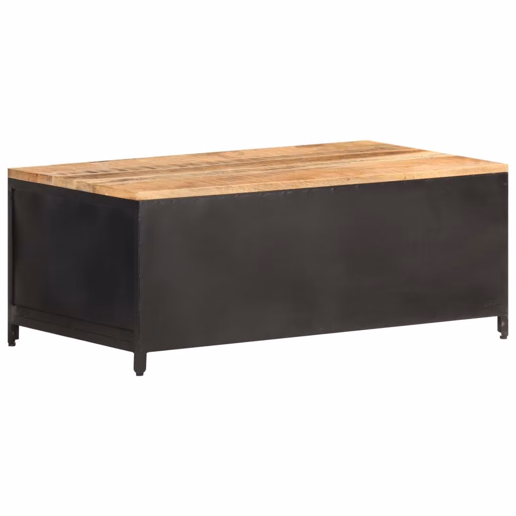 Maison Exclusive - Tavolino 90x50x37 cm in legno massello di mango grezzo