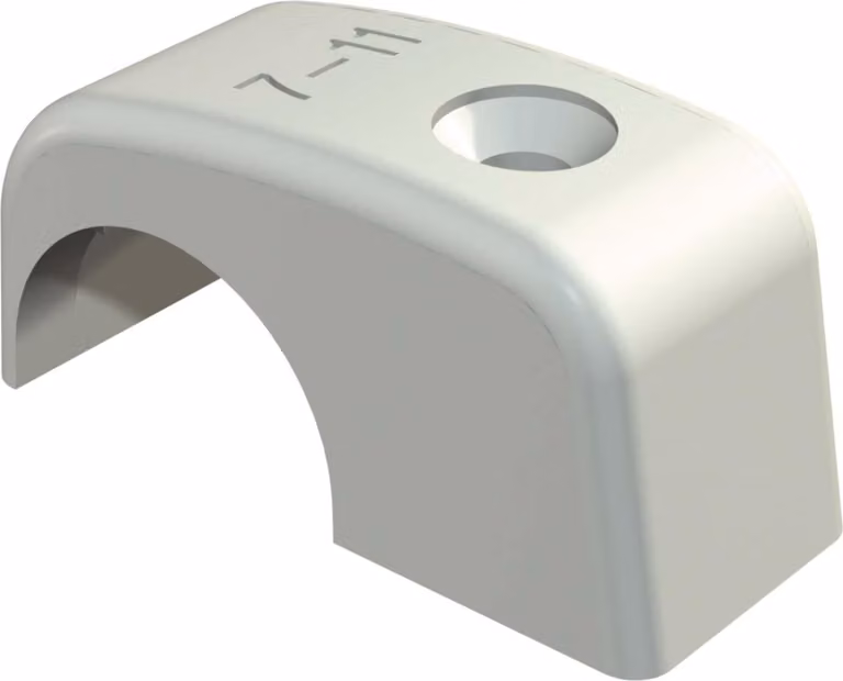 Clip per unghie senza unghie 16-20 mm, grigio chiaro 4032/20 OBO Bettermann