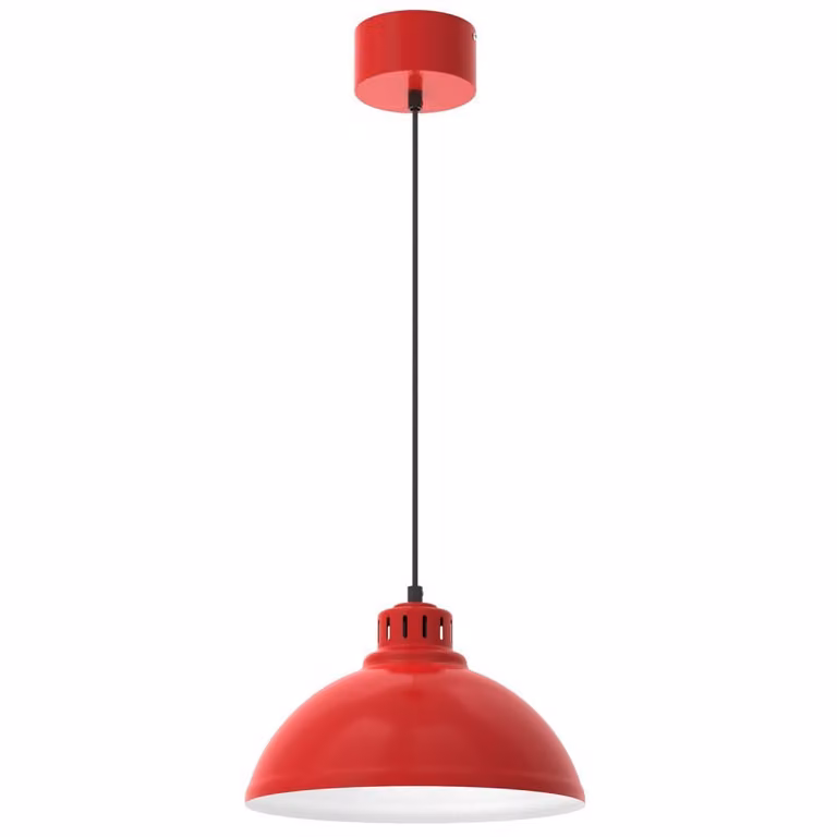 Lampada a sospensione rossa SVEN 9225 Luminex