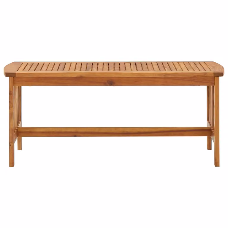 Tavolino da Salotto 102x50x43 cm in Legno Massello di Acacia