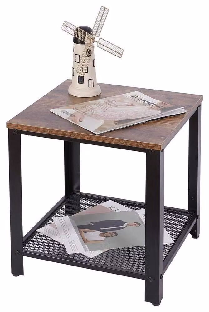 Tavolino da caffè moderno con design industriale