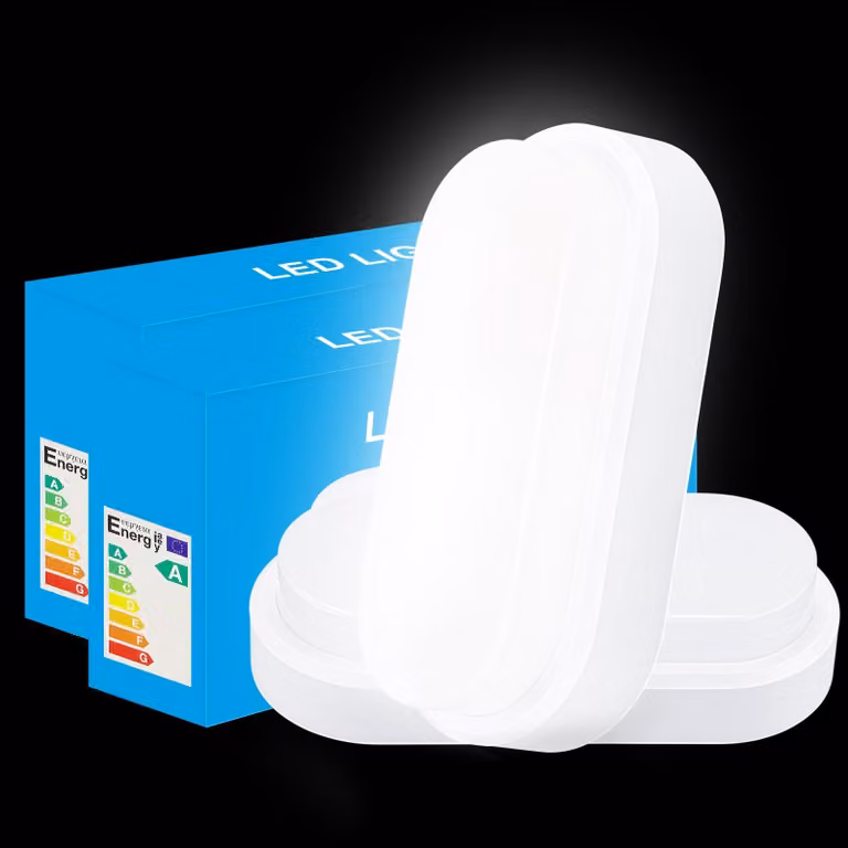 Lampada a LED da parete, 20 W, 2000 lumen, 4000 K, set da 2, per interni