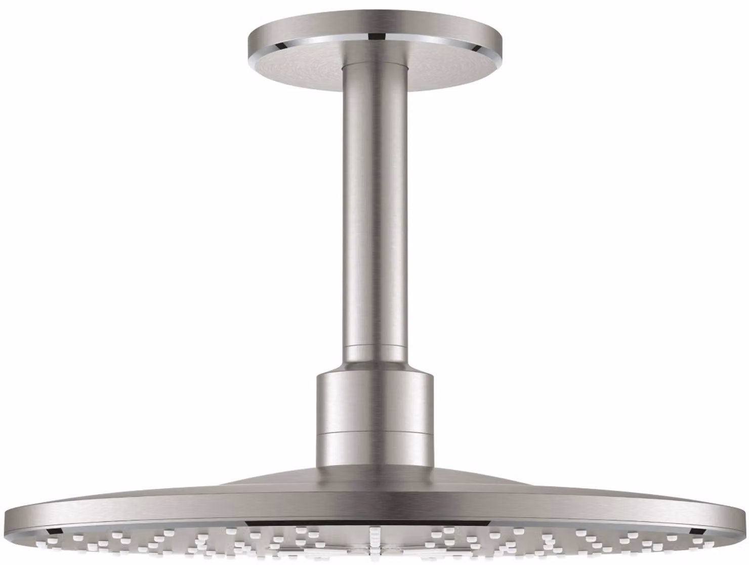 Grohe Rainshower SmartActive - Soffione 310, braccio doccia 142 mm, 2 getti, supersteel 26477DC0