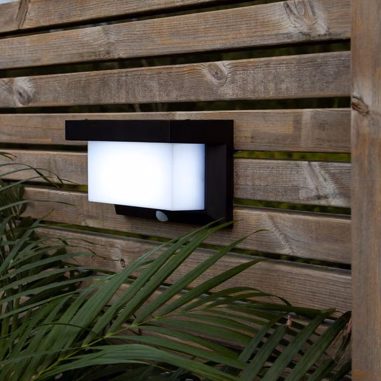 Lampada da parete a led per giardino solare VALLA