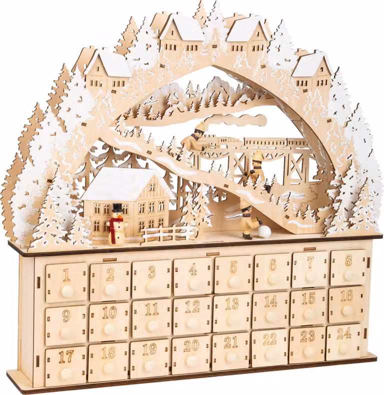 Small Foot Calendario dell'Avvento Divertimento sugli sci
