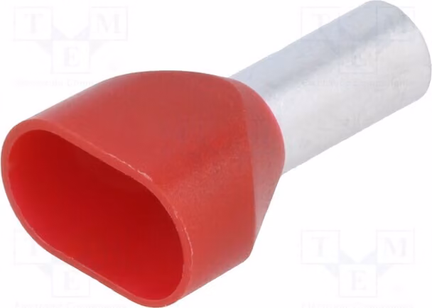 5 connettori a crimpare in rame, isolati, a doppia isolazione: 9037570000 H10,0/24D ZH R Bo