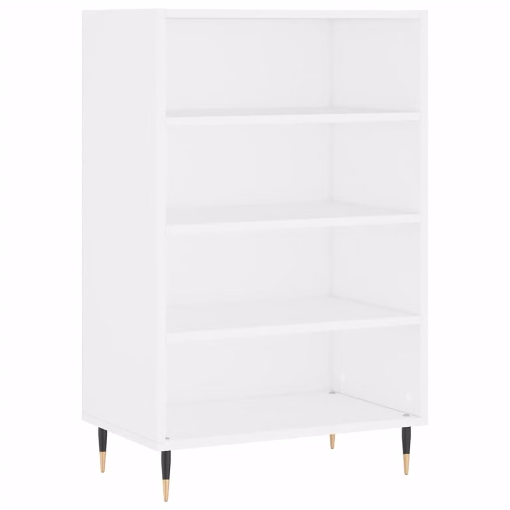 Credenza Bianca 57x35x90 cm in Legno Multistrato