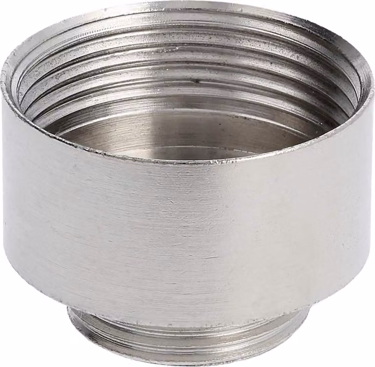 WISKA Espansione PG/PG da PG13,5x1,41 a PG21x1,588 MER-13/21 tondo ottone (CuZn) nichelato Filettatura di collegamento 6,5 mm