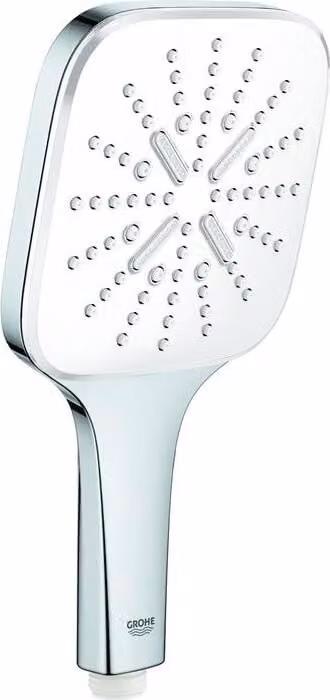 Handbrause Rainshower 130 SmartActive Cube 26551 bianco luna/cromo