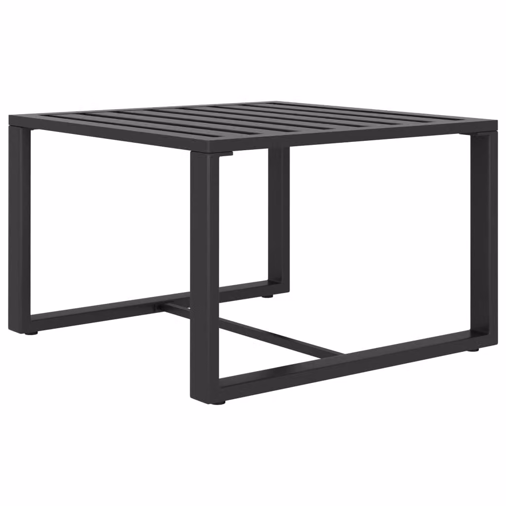 Set da giardino 5 pezzi vidaXL con cuscini, alluminio antracite