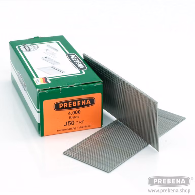 1,2x50mm J50CRF Chiodi a testa rovesciata in acciaio inox per Prebena J 2xr-j50 BR-03 4,0M